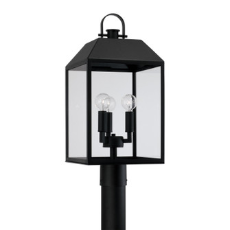 Nelson Three Light Outdoor Post Lantern in Black (65|953435BK)