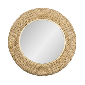 Athena Mirror in French Gold/Natural Seagrass (137|457MI30FGN)