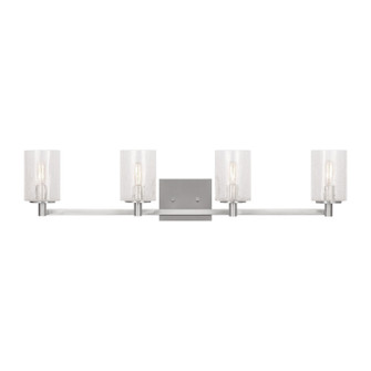 Parker Four Light Wall / Bath in Brushed Steel (1|GLV1034ENBS)