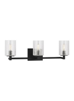 Parker Three Light Wall / Bath in Midnight Black (1|GLV1033MBK)