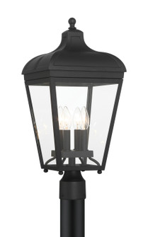 Marquee Four Light Outdoor Post Lantern in Sand Coal (7|7248666C)