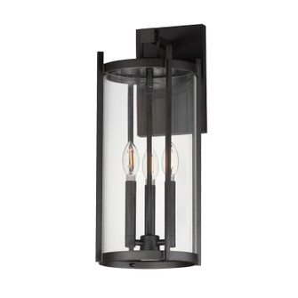 Belfry Three Light Wall Sconce in Black (16|30065CLBK)