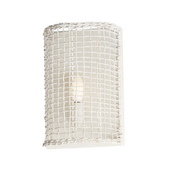 Cestino One Light Wall Sconce in Weathered White (16|22471WWT)