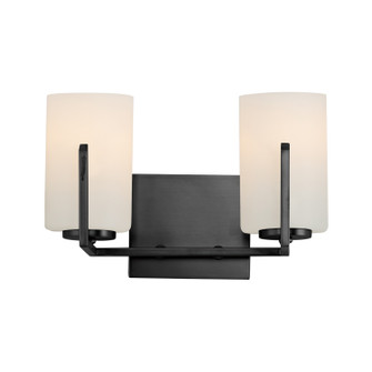 Dart Two Light Bath Vanity in Black (16|21282SWBK)
