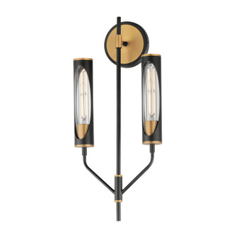 Regent LED Wall Sconce in Black / Antique Brass (16|16170CLBKAB)