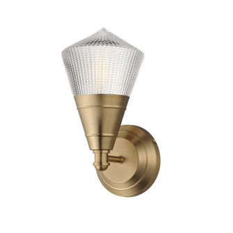 Hargreaves One Light Wall Sconce in Natural Aged Brass (16|10391PRNAB)