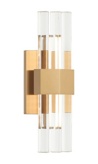Krustallos LED Wall Sconce in Aged Gold Brass (423|S06913AG)