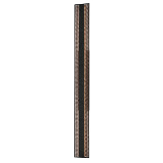 Interlace LED Outdoor Wall Sconce in Black/Aged Copper (86|E30294ACPBK)