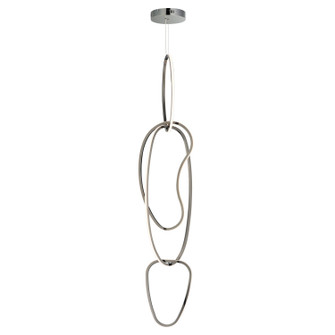 Unity LED Pendant in Black Chrome (86|E24617BC)