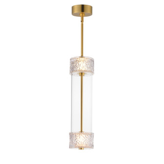 Elysian LED Pendant in Natural Aged Brass (86|E11082124NAB)