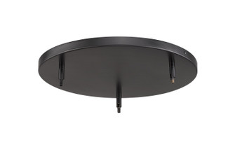 Multi Point Canopy Three Light Ceiling Plate in Matte Black (224|CP1803MB)