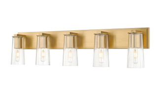 Titus Five Light Vanity in Modern Gold (224|8265VMGLD)