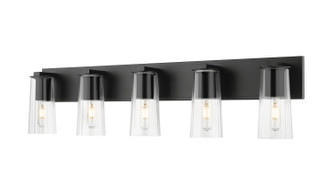 Titus Five Light Vanity in Matte Black (224|8265VMB)