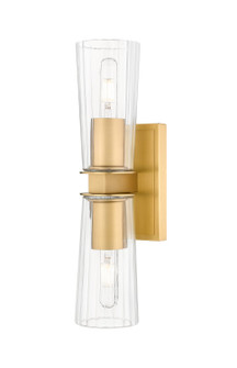 Titus Two Light Wall Sconce in Modern Gold (224|8262SMGLD)