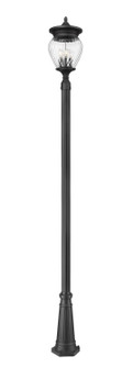 Davina Four Light Outdoor Post Mounted Fixture in Black (224|5016PHBR519PBK)