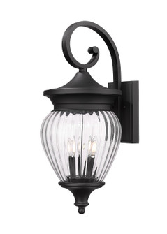 Davina Four Light Outdoor Wall Light in Black (224|5016BBK)