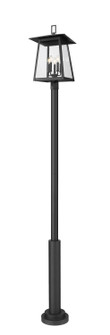 Rainer Five Light Outdoor Post Mounted Fixture in Black (224|5015PHXLR5010PBK)