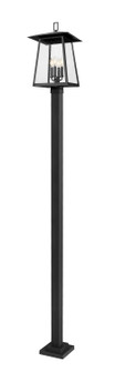 Rainer Four Light Outdoor Post Mounted Fixture in Black (224|5015PHBS536PBK)