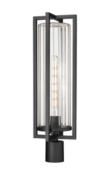 Aura One Light Outdoor Post Mount Fixture in Black (224|5013PHBRBK)