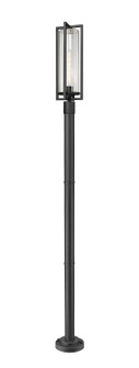 Aura One Light Outdoor Post Mounted Fixture in Black (224|5013PHBR567PBK)