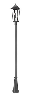 Gannon Three Light Outdoor Post Mounted Fixture in Black (224|5008PHBR519PBK)