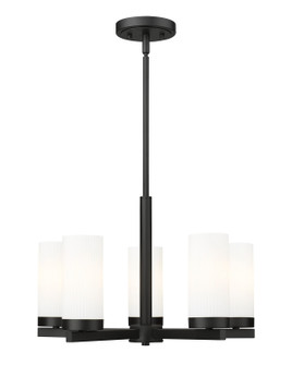Danica Five Light Chandelier in Matte Black (224|30445MB)