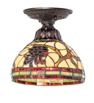 Pinecone One Light Flushmount in Mahogany Bronze (57|276091)