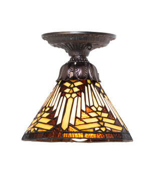 Nuevo One Light Flushmount in Mahogany Bronze (57|276087)