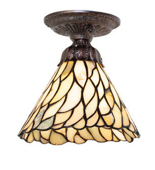 Willow One Light Flushmount in Mahogany Bronze (57|276086)