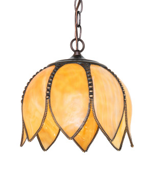 Tulip One Light Pendant in Craftsman Brown On Brass Mahogany Bronze (57|275907)
