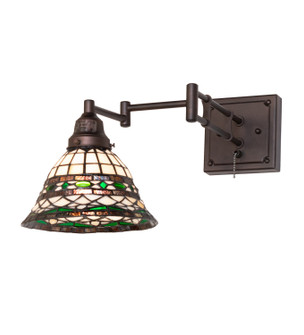 Tiffany Roman One Light Wall Sconce in Mahogany Bronze (57|274185)