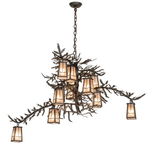 Pine Branch 12 Light Chandelier in Oil Rubbed Bronze (57|273697)