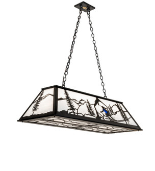 Alpine Six Light Pendant in Textured Black (57|273233)