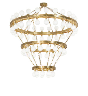 Albion LED Chandelier in Brushed Brass (57|272091)