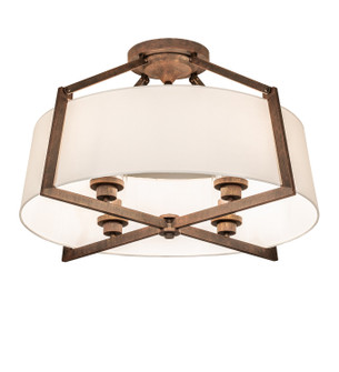 Cilindro Four Light Semi-Flushmount in Cortez Gold (57|271015)