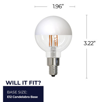 2 Light Bulb in Half White (427|776838)