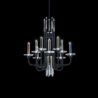 Calliope LED Chandelier in Black (53|S571018O)