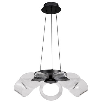 Barnett LED Chandelier in Matte Black (72|622036)