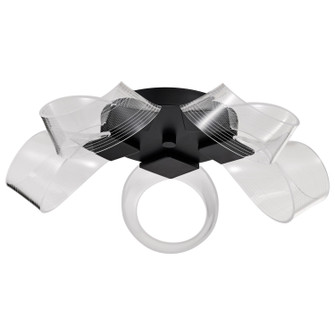 Barnett LED Flush Mount in Matte Black (72|622035)