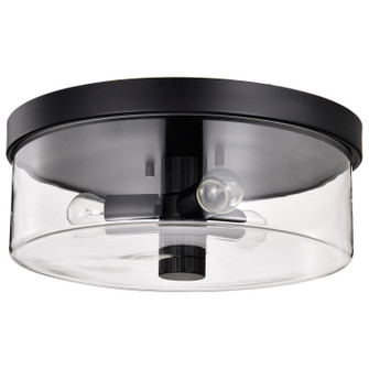 Clarksville Three Light Flush Mount in Matte Black (72|608065)
