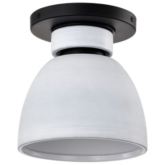 Collins One Light Flush Mount in Matte Black (72|608011)