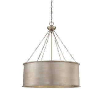 Rochester Six Light Pendant in Silver Patina (51|7488653)