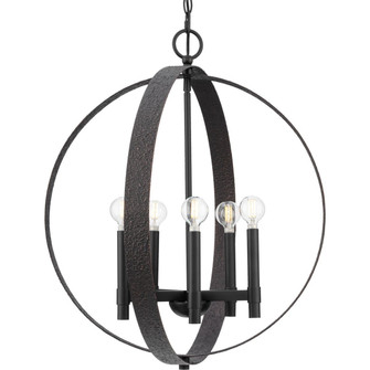 Allegheny Five Light Chandelier in Matte Black (54|P40039131M)