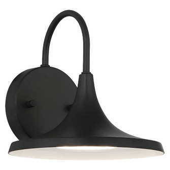 Pella LED Outdoor Wall Mount in Black (18|20380LEDDMGBL)