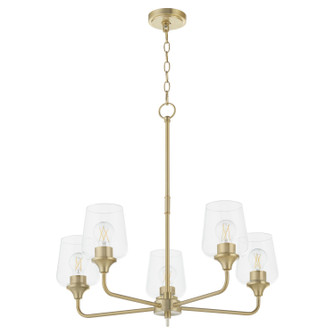 Raymond Five Light Chandelier in Aged Brass|Aged Brass (19|6313580)