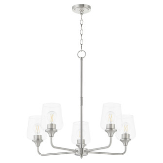 Raymond Five Light Chandelier in Satin Nickel (19|6313565)