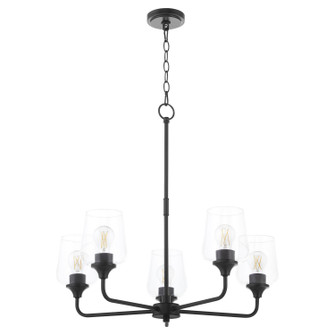Raymond Five Light Chandelier in Matte Black (19|6313559)
