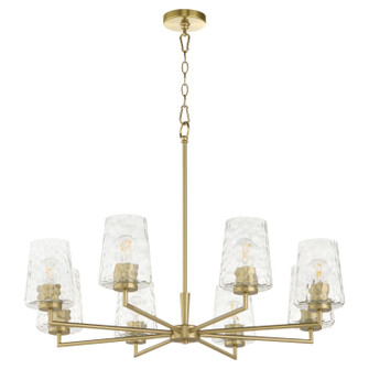 Goodwin Eight Light Chandelier in Aged Brass (19|6204880)