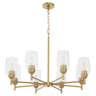 Wallinger Eight Light Chandelier in Aged Brass (19|6112880)