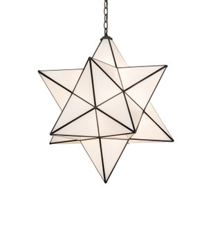 Moravian Star One Light Pendant in Exterior Oil Rubbed Bronze (57|275279)